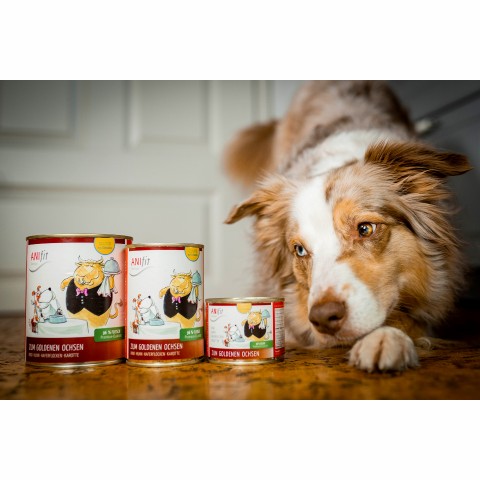 Dog Accessories Wet pet food To the Golden Ox (Zum Goldenen Ochsen) 200g 6 Piece -3- Anifit